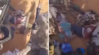 İç savaşın yaşandığı ülkeden katliam görüntüleri! Cesetler yan yana dizildi