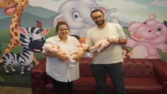 Yalova'da üçüz dünyaya geldi: Yağlıdere ailesi üç kız çocuğuna kavuştu