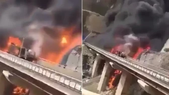 Umreden dönüyorlardı: Otobüs tankere çarptı 45 kişi hayatını kaybetti