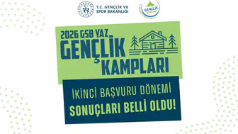 GSB kamp sonuçları açıklandı! 2026 yaz gençlik kampları ikinci dönem sorgu ekranı erişime açıldı