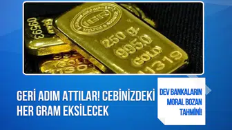 Küresel bankalar altın tahminlerini aşağı çekti: Yıl sonu beklentileri güncellendi