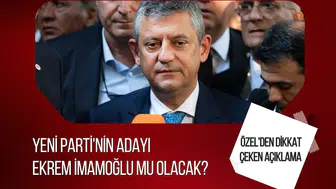 Özgür Özel'den cumhurbaşkanı adaylığı açıklaması! "Ekrem İmamoğlu milletin adayıdır"