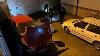 Arsin'de emniyet binasının yanında İHA düştü: 3 araç zarar gördü