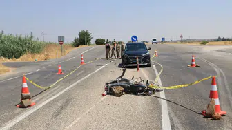 Kilis’te otomobil ile motosiklet çarpıştı: 1 kişi hayatını kaybetti