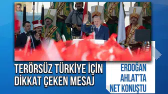 Erdoğan’dan Ahlat’ta Terörsüz Türkiye mesajı: "Bizi yolumuzdan döndüremezsiniz"