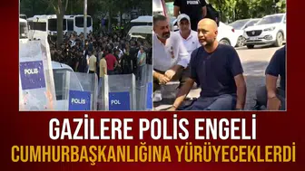 Gazilerin Ankara’daki eylemine polis müdahalesi: Ortalık bir anda karıştı