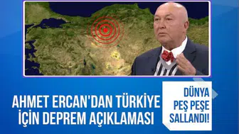 Deprem fırtınası iddialarına Ahmet Ercan'dan net yanıt: Türkiye riskte mi?