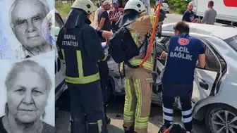 Bursa'da devrilen otomobilde karı koca yaşamını yitirdi