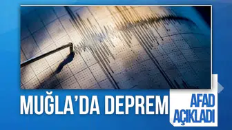AFAD açıkladı! Muğla’da 4.1 büyüklüğünde deprem