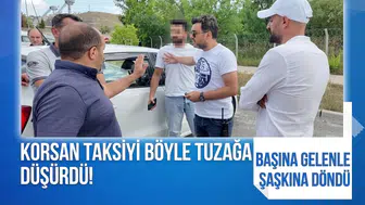 Erzurum’da fıkra gibi olay! Korsan taksiyi yakalattı, kendisi de ceza yedi