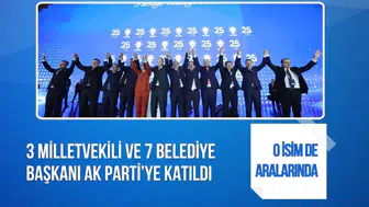 AK Parti’ye 3 milletvekili ve 7 belediye başkanı katıldı