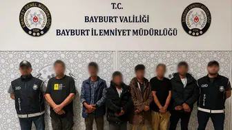Bayburt’ta 6 düzensiz göçmen yakalandı