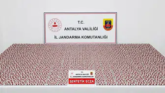 Antalya'da uyuşturucu operasyonu: 5 bin 865 hap ele geçirildi
