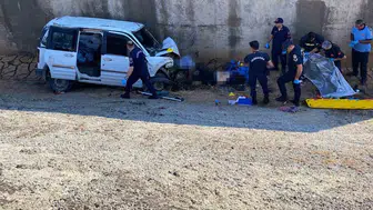 Nurdağı'nda araç şarampole uçtu: 2 kişi hayatını kaybetti