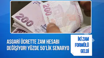 Asgari ücret için yüzde 50 zam senaryosu: İki formül gündemde
