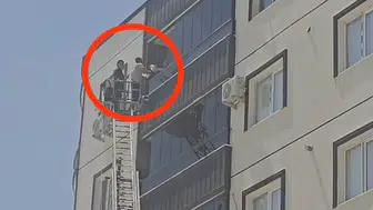 Mardin'de apartman yangını: 3 kişi dumandan etkilendi