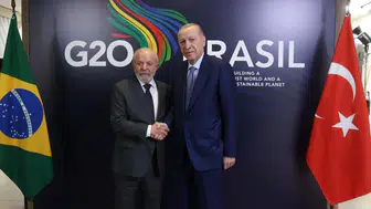 Cumhurbaşkanı Erdoğan, Lula da Silva ile görüştü