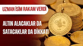 Altını olanlar dikkat! Uzman isim “satış” için kritik seviyeyi açıkladı