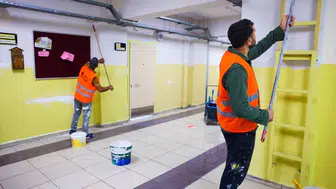 Ümraniye'de okullar yeni eğitim yılına hazırlanıyor