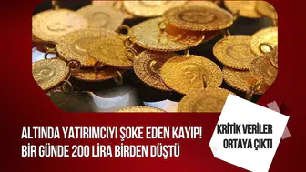 Altın fiyatlarında sert düşüş: Gram altın zirveden yaklaşık 200 lira geriledi