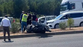 Polis kontrolünden kaçan motosikletli yakalandı