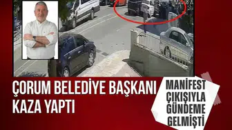 AK Partili Çorum Belediye Başkanı kaza yaptı: Manifest çıkışıyla gündeme gelmişti