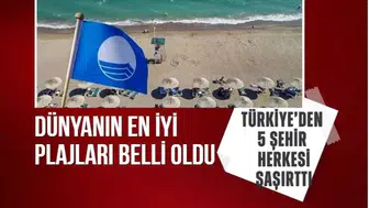 Türkiye listeyi kasıp kavurdu: Mavi bayraklı plajlar listesinde 5 şehir birden