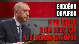 Erdoğan açıkladı: 3 bin genç araştırmacı bilim ekosistemine kazandırılacak