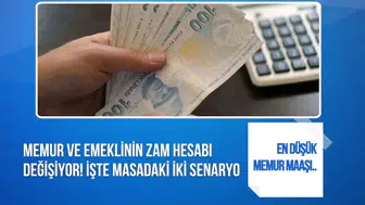 Ocak zammında yeni hesap: Memur ve emekli için iki senaryo öne çıktı