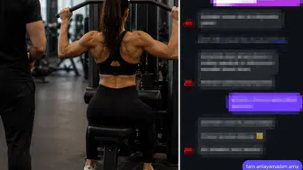 Özel ders mesajı sosyal medyada gündem oldu: Fitness eğitmeni şaşkınlığını paylaştı