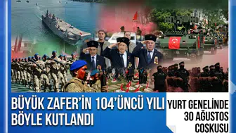 Türkiye’nin dört bir yanında 30 Ağustos coşkusu: Renkli görüntüler ortaya çıktı