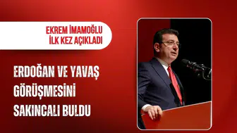 İmamoğlu'ndan Erdoğan-Yavaş görüşmesine ilk değerlendirme