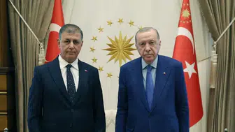 Cumhrubaşkanı Erdoğan, Cemil Tugay ile Külliye’de görüştü