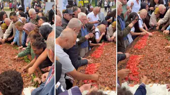 Bursa Gastronomi Festivali’ndeki görüntüler sosyal medyayı ikiye böldü