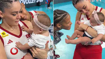 Zehra Güneş ve Melissa Vargas’tan minik taraftara sevgi dolu anlar