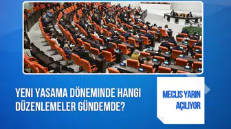TBMM'de yeni yasama yılı başlıyor: Meclis'in gündemindeki düzenlemeler
