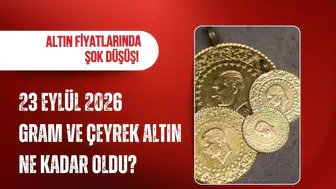 Altın fiyatlarında düşüş: Gram altın 6 bin 796 liradan işlem görüyor