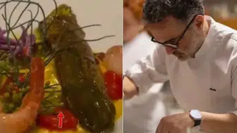 Arda Türkmen Michelin yıldızlı restoranda şoke oldu: Yemeğinden canlı solucan çıktı