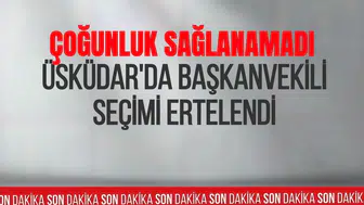Üsküdar'da başkanvekili seçimi ertelendi: Yeni tarih belli oldu