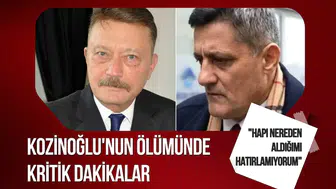 Kozinoğlu'nun Vefatı Üzerine Şok Detaylar: “İlaçları Nereden Aldığımı Unuttum”