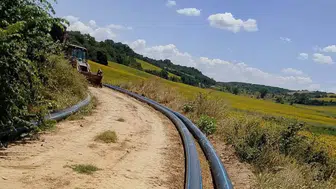 Edirne'de 2 bin dönüm araziye sulama hattı