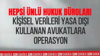 Yasa dışı “panel” soruşturmasında 31 avukata gözaltı kararı: Hukuk bürolarına eş zamanlı operasyon