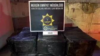 Mersin limanında yer fıstığı yüklü gemide 298 kilogram kokain ele geçirildi