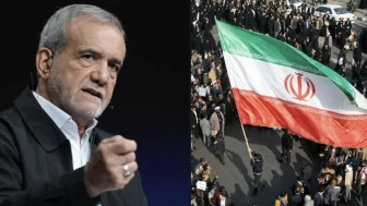 İran Cumhurbaşkanı Pezeşkiyan Tahran'da hükümet yanlısı mitinge katıldı