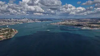 İstanbul Boğazı’nda yağışların ardından alg patlaması meydana geldi