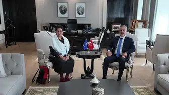 Bakan Fidan, AKPM Başkanı Petra Bayr ile Ankara'da görüştü