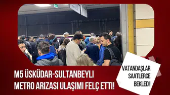 Son dakika! M5 Üsküdar-Sultanbeyli metro arızası ulaşımı felç etti! Vatandaşlar saatlerce bekledi! Sebebi ne?