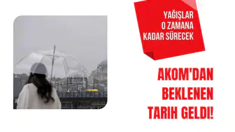 AKOM İstanbul'da yağışların biteceği tarihi açıkladı! Cuma ve cumartesi sağanağa dikkat