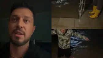 Sağanakta mahsur kalan Murat Boz acil yardım çağrısında bulundu