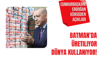 Cumhurbaşkanı Erdoğan'dan Çarpıcı Açıklama: Batman Üretimi, Dünya Pazarında!